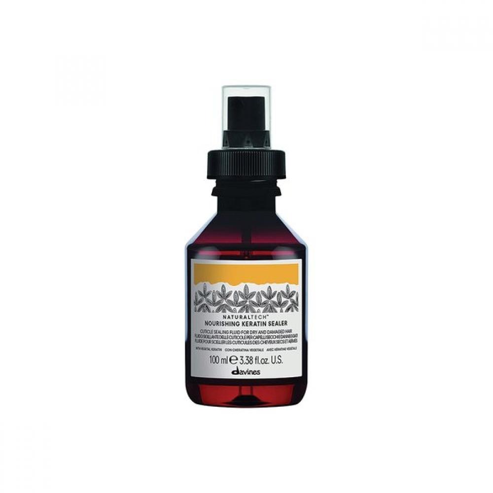 Davines Nourishing Keratin Sealer 100ml  +wellbeing Shampoo  Conditioner 12ml Single option