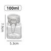 Mini Snap Seal Glass Jar for Seasonings, Coffee, Tea, Candy, and Spices