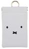 Portable Trash Can POY Dick Bruna Miffy Face with Carabiner and Side X 16 4495601 HEMING'S Pouch, White, Pocket, White, Approx. 10.5 Cm,