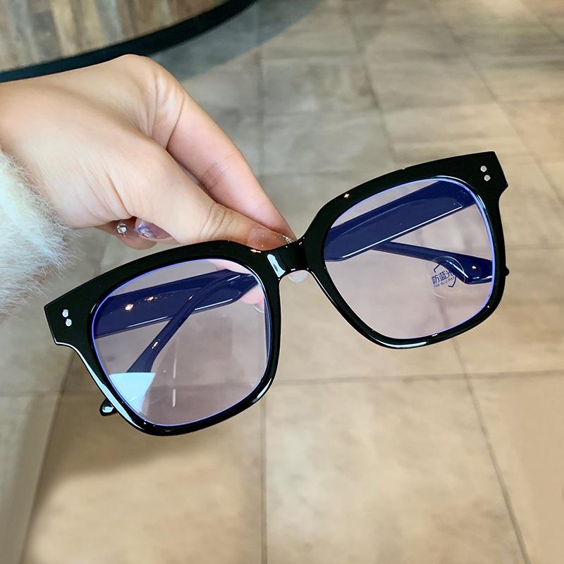 4pcs Square-Frame Reading Glasses for Women Men Minimalist Black Clear Full-Rim Frames Durable Eyewear for Computer Use