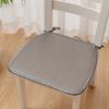 Summer Woven Rattan Seat Cushion, Square Office Dining Chair Mat with Ties, Anti-slip Breathable Handmade Cooling Sitting Pad
