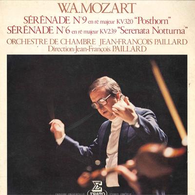 LP Record JEAN-FRANCOIS PAILLARD, ORCHESTRE D - Mozart: Serenade No. 9 Posthorn, No ERX2414 ERATO 1979 Japan Classical Used