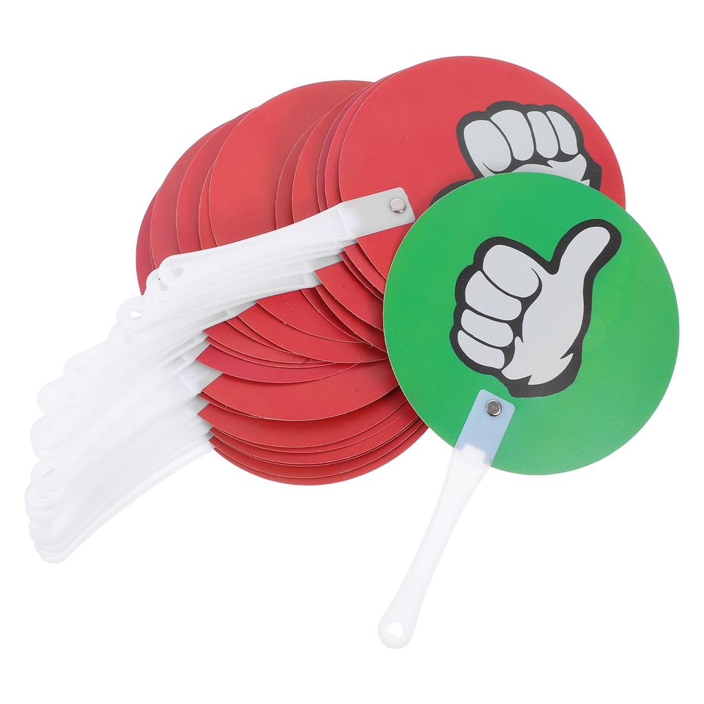 30 Pcs Signs Classroom Interactive Supplies Voting Board Judging Mini Portable Paddle Supply Teacher Baby