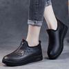 Women's Plus Velvet Winter Boots - Warm, Soft, Non-Slip Old Beijing-Style Shoes for Middle-Aged & Elderly