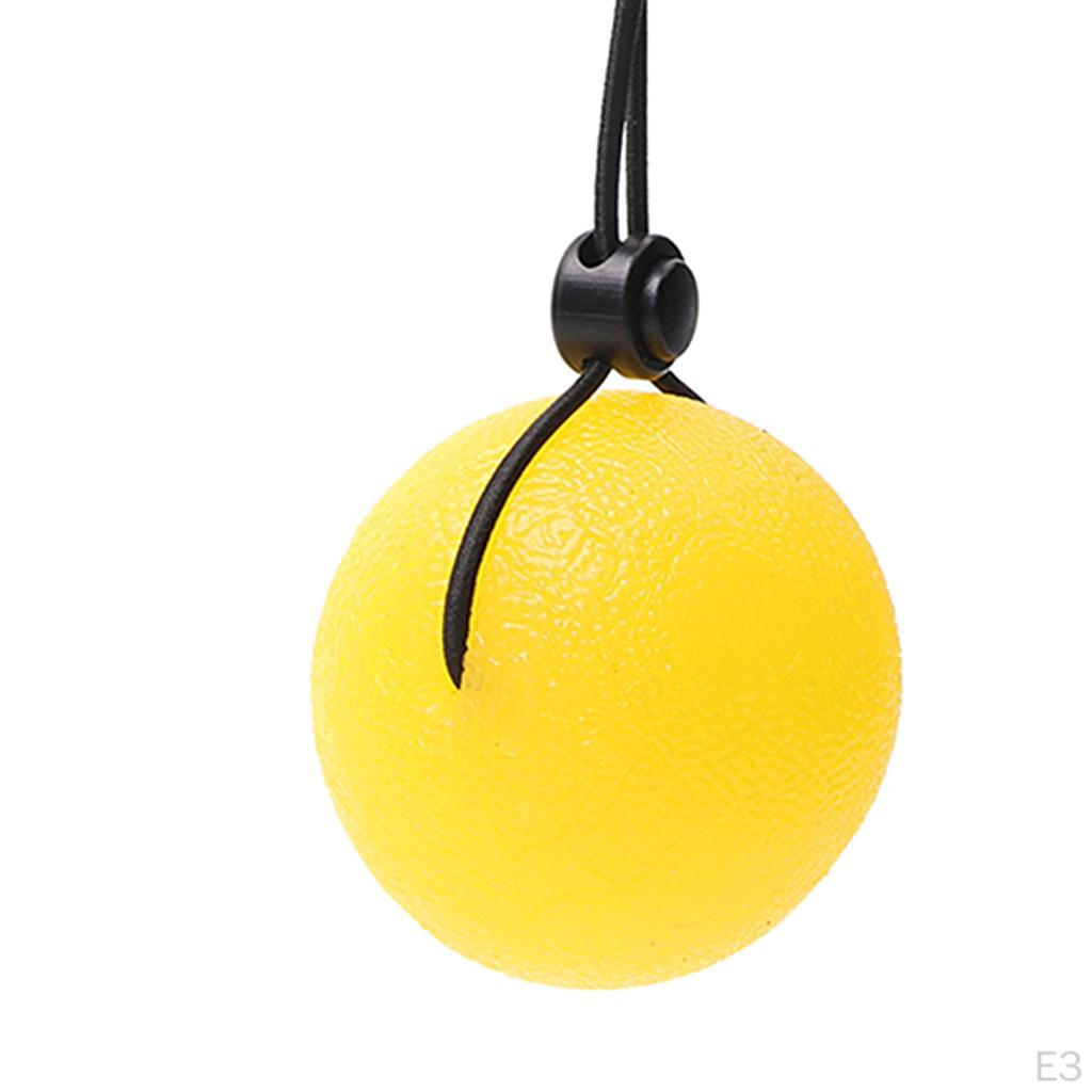 5 cm Hand Ball with Cord Silicone Exercise Stress Tool - Optional