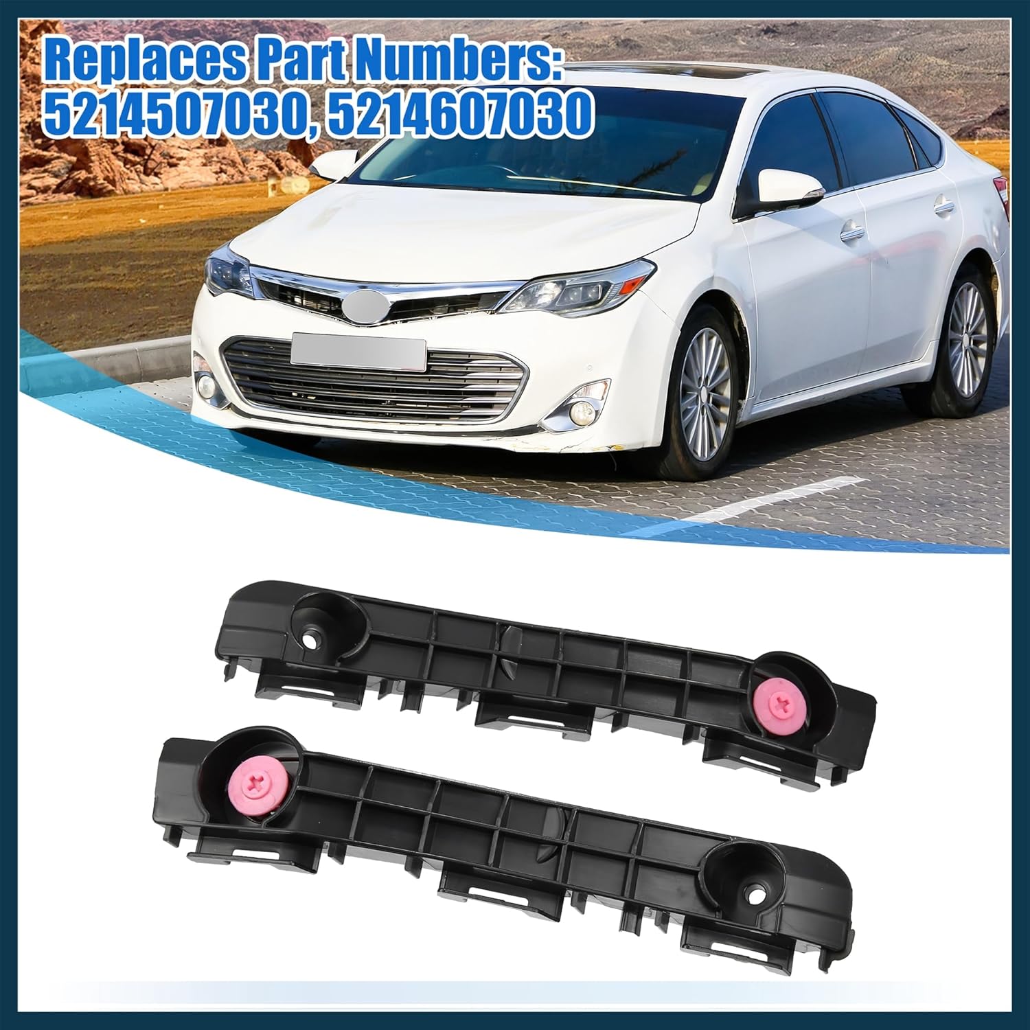 

1 Pair Front Bumper Mounting Support Bracket for Toyota Avalon 2013-2018 5214507030 5214607030 Left and Right Side Automotive Parts