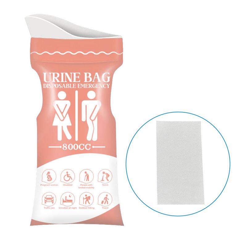 Portable Unisex Disposable Urine Bag for Long-Distance Travel Emergencies