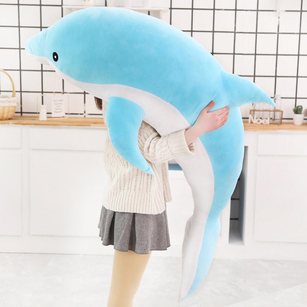 1 Stück 30CM kawaii Delfin Plüschtiere Niedliche Kuscheltier Weiches Tier Kissen Puppen für Kinder Mädchen Schlaf Kissen Geschenk