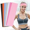 Halkfritt elastiskt pannband för kvinnor för yoga & löpning - Svettabsorberande hårband för träning