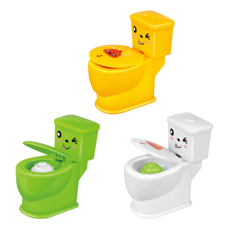 MS Toilet-Shaped Water Gun Fun Shaped Water Gun Play Blue