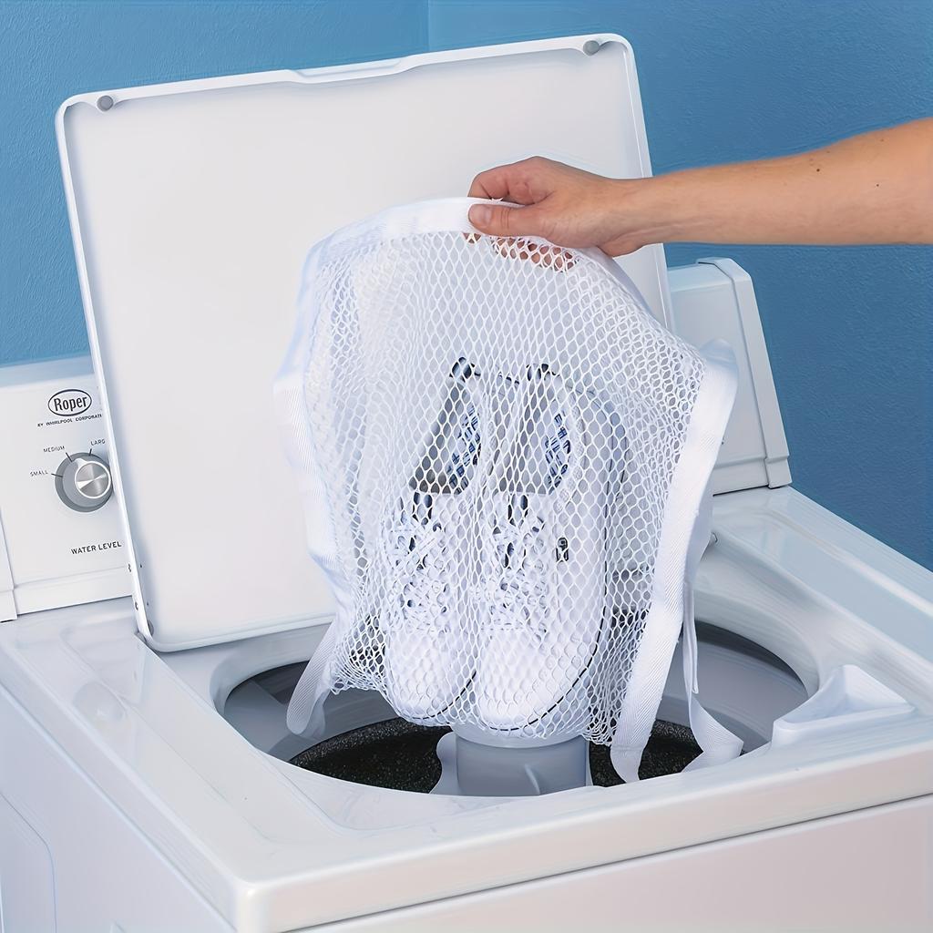 Sneaker Drying Bag with Elastic Strap,Durable Shoe Washing Bag, Sneaker Washing and Drying Mesh Bag Washing Machine Drying Bags for Shoes and Clothing