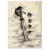Vintage Ink Mural Modern Japanese Samurai Wall Art Poster Home Decor Picture Print Canvas Painting Living Room Light Decoration