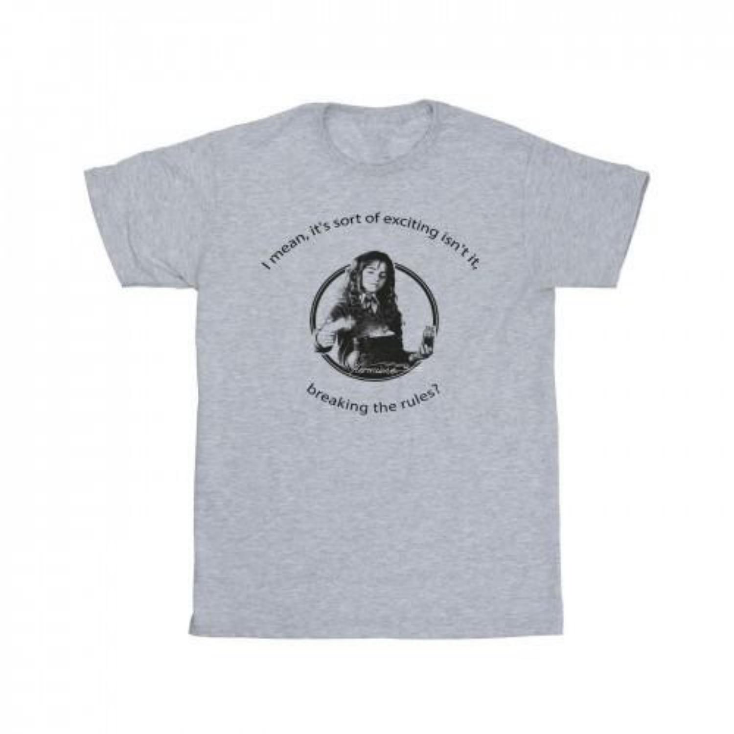 HARRY POTTER Girls Hermione Breaking The Rules Cotton T-Shirt XXXXL