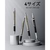 Four Candies Metal Mechanical Pencil Set 0.5, 0.7, 0.9 & 2.0mm with Lead Refills (HB 2H 2B 4B Colors) for Art, Sketch, Design,