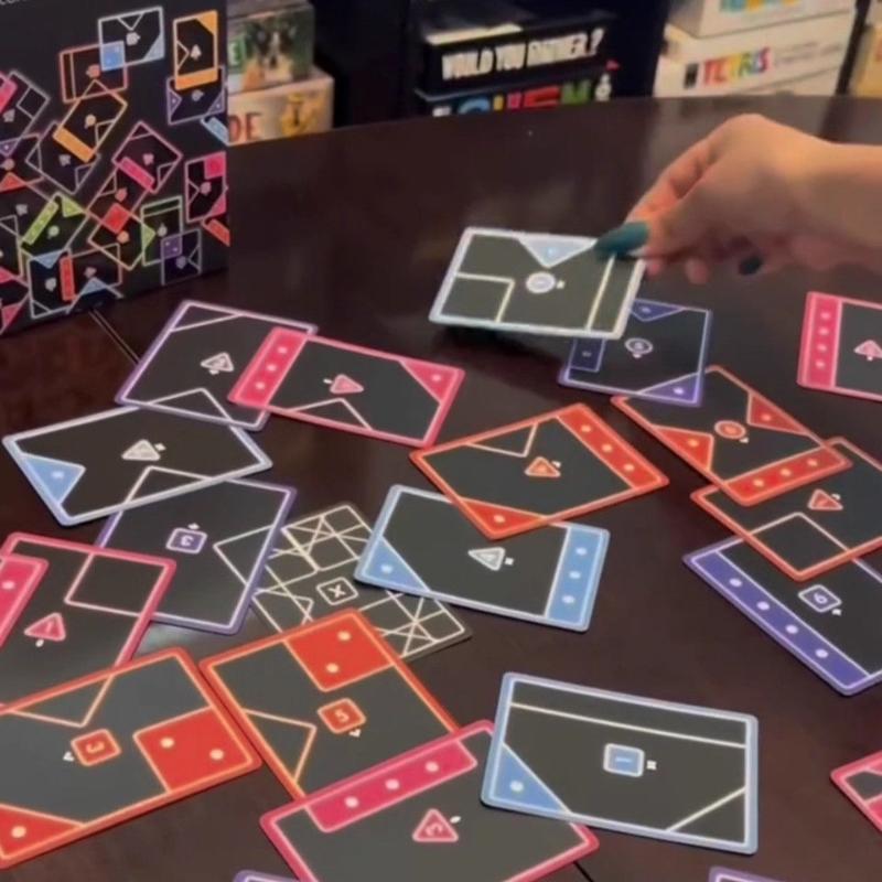 1 Set Tacta Masa Oyunu 2-6 Oyuncu Hızlı Tempolu Kart Oyunu Komik Strateji Şekil Eşleştirme Parti Oyunu Aile Toplantısı Eğlence Kartları
