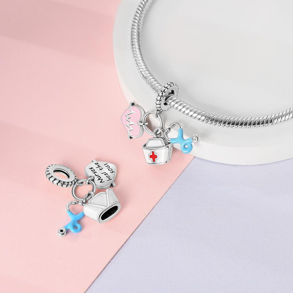 Nowości Zawieszki Koraliki Miedziane Pasujące do Oryginalnej Bransoletki Biżuteria Dla Kobiet DIY Impreza