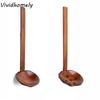 Nature Cooking Ladle Wooden Tableware Long Handle Slotted Spoon Soup Spoon Kitchen Utensil Tool Ramen Spoon