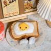 Toast Eggs Fried Plush Breakfast Toy With Face Girls Bedroom Decoration Gift