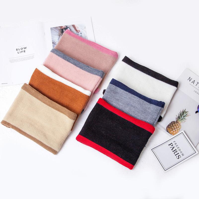 Autumn and winter new pony * Li color matching children's hairball wool knitted hat thickened scarf set