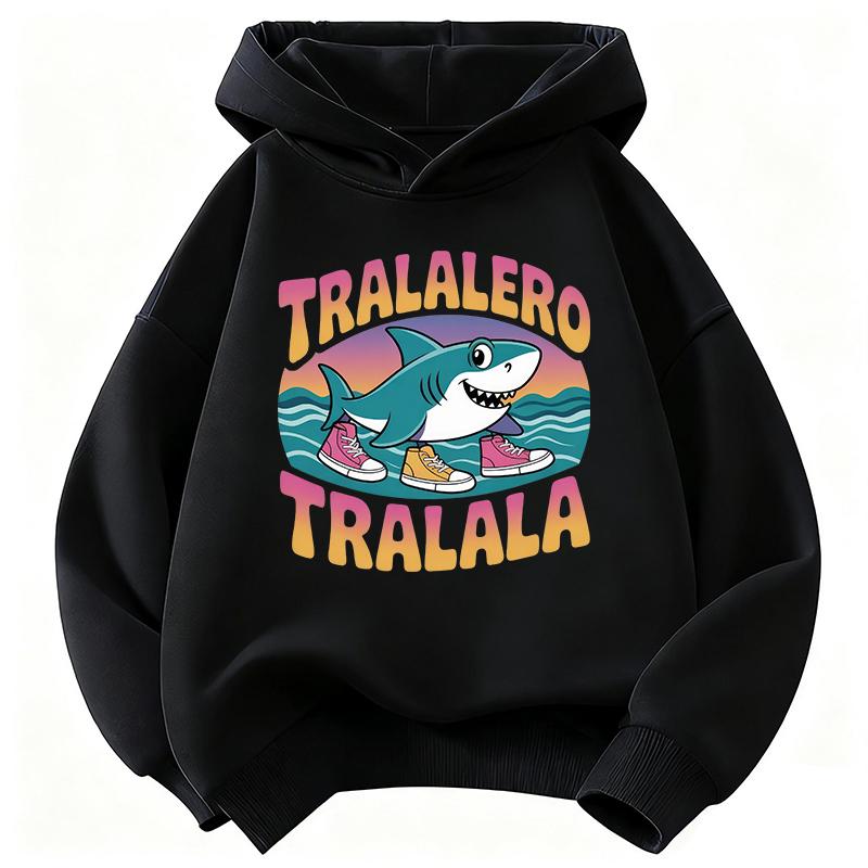 Felpa con cappuccio per bambini Design Italian Brainrot Felpa per bambini Carino Hoody per ragazzi e ragazze Felpe casual primaverili