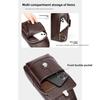 Large Capacity Men's Crossbody Bag  PU Leather Sling Pouch, Chest Bag,for Phone, Wallet & Keys, Outdoor & Daily Commute