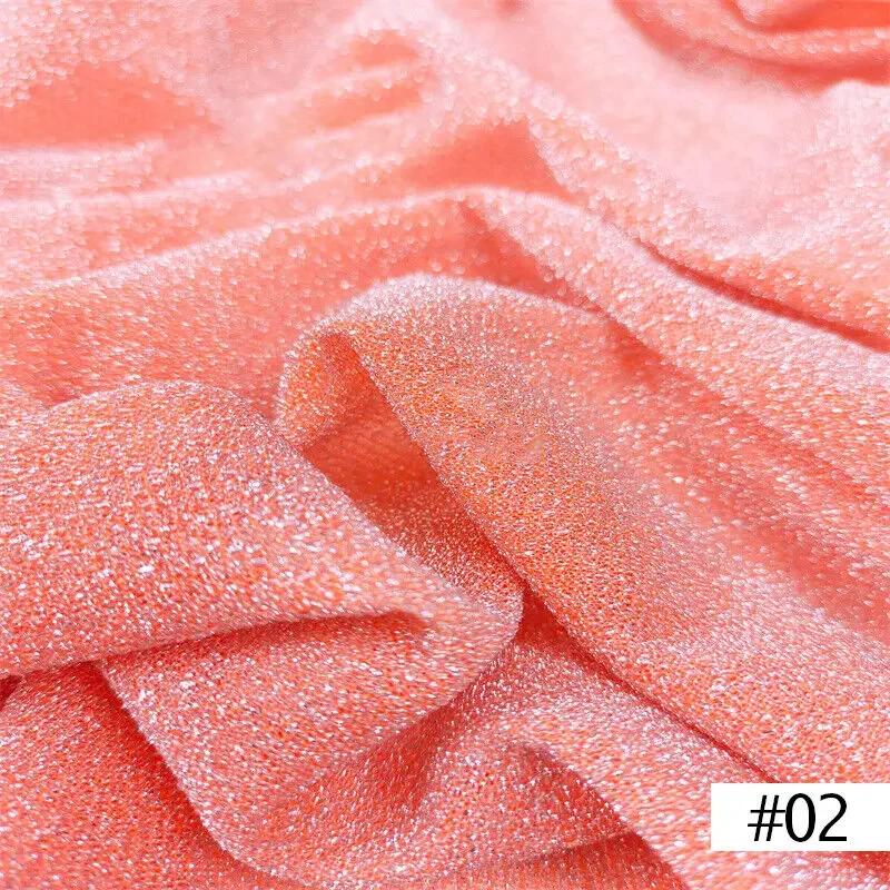 50x150cm Bright Shimmer Glitter Fabric Wedding Party Curtain Handmade Material DIY Sewing Craft Clothing Supplies