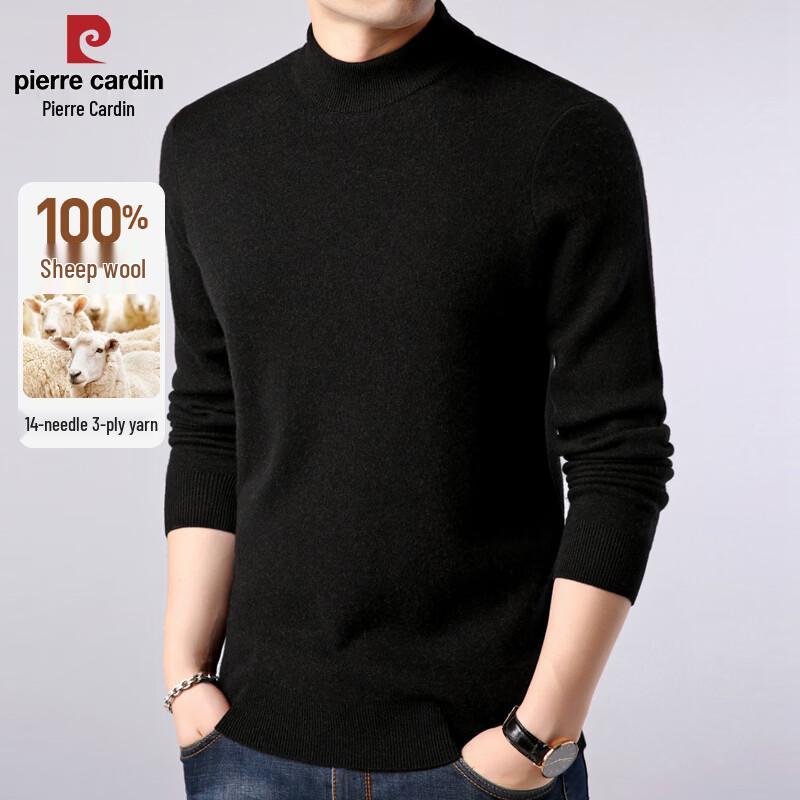 Pierre Cardin Men's 100% Pure Wool Pullover Sweater