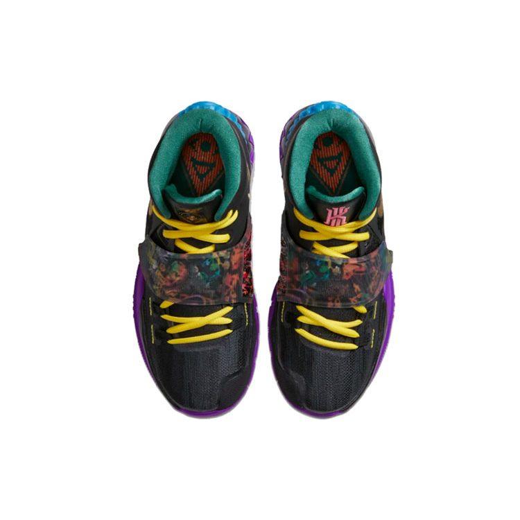 Nike Kyrie 6 Irving 6 CNY Çin Yılı Orta Yüksek Bilekli Basketbol Ayakkabıları Mavi Mor Unisex CQ5820-001