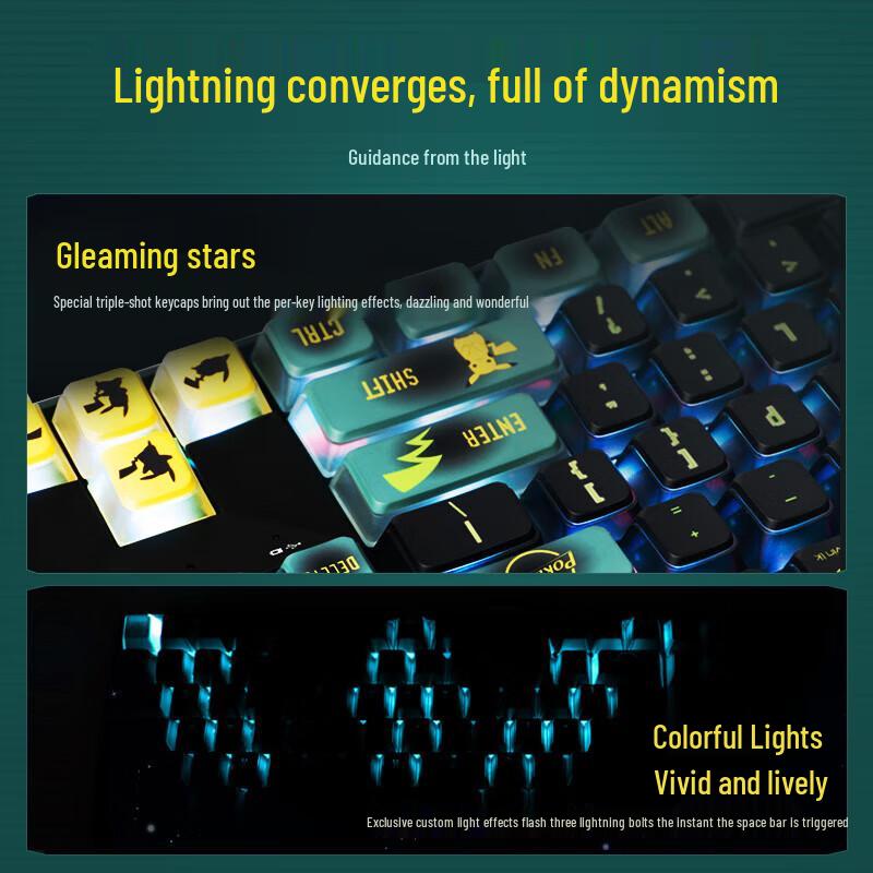 CHERRY MX3.0S Wireless Mechanical Keyboard - Pikachu Edition