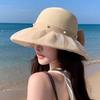 Women's Summer Outdoor Face Protecting New Face Covering Fisherman's Hat Foldable Sun Hat