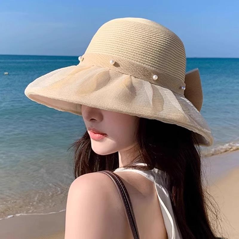 Women's Summer Outdoor Face Protecting New Face Covering Fisherman's Hat Foldable Sun Hat