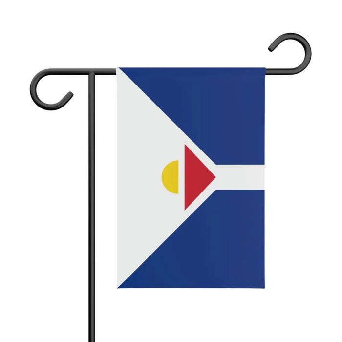Drapeau Jardin De Saint-Martin – 32 X 47.5 Cm – Polyester Résistant – Format Vertical – Extérieur – Pixelforma
