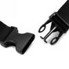 0.5~3M Black Durable Nylon Travel Tied Cargo Tie Down Luggage Lash Belt Strap with Cam Buckle Travel Kits Outdoor Camping Tool