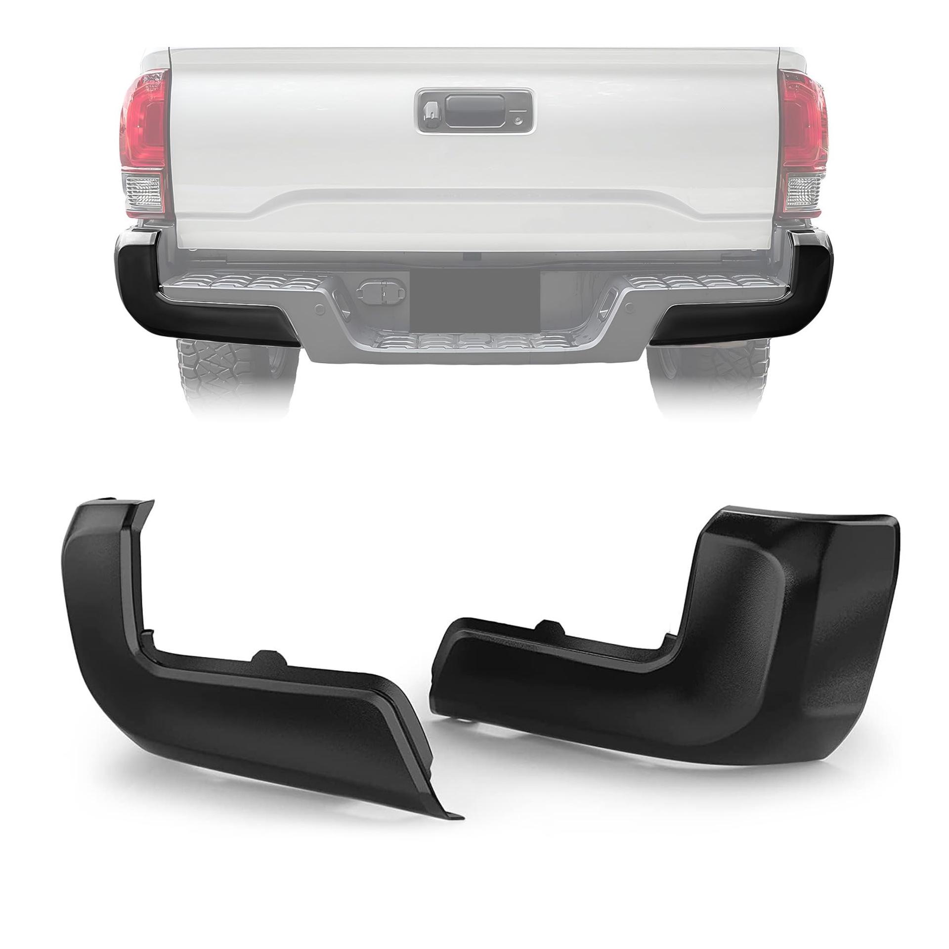 Подходит для Toyota Tacoma 2016-2022 Задняя нижняя боковая накладка бампера 52155-04010 52156 Black