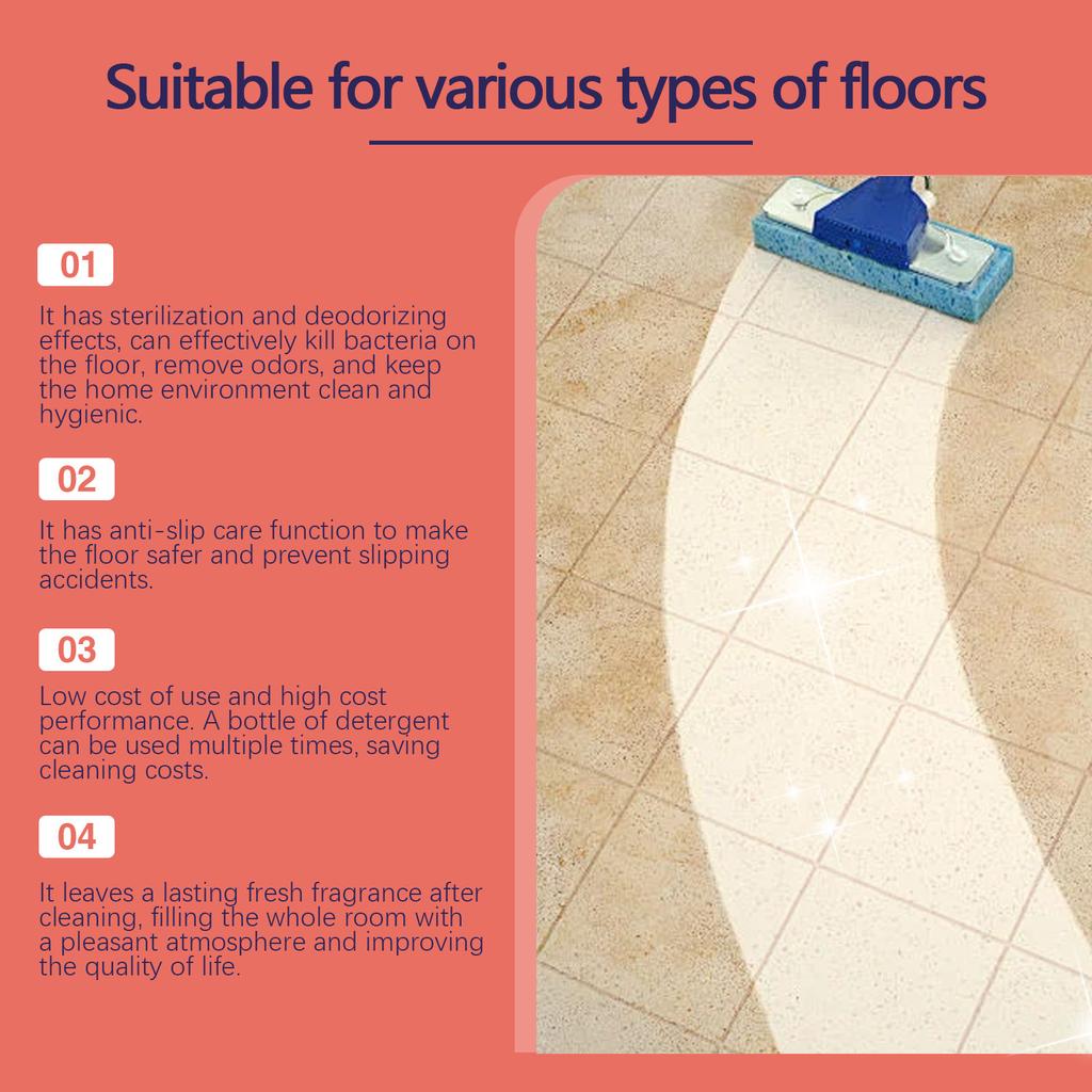 Floor Cleaner Liquid Wooden Floor Decontamination Tile Scratches Polishing Repair Dirt Stain Removal Multi Surface Floor Cleaner