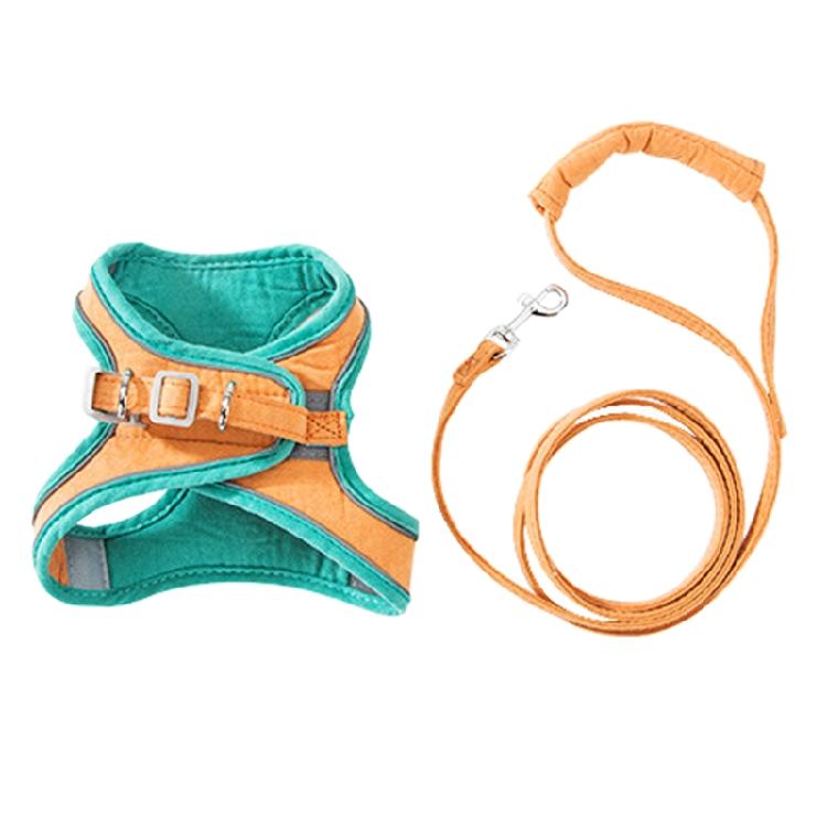 Adjustable Cats Harness Leash Kitten Dog Harness Cats Small Dog Breathable M