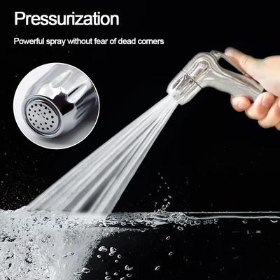 Portable Multi-functional Bidet Sprayer High Pressure Handheld Faucet Toilet Sprayer Shower Head
