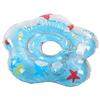 Baby Swimming Ring Thicken Inflatable Prevent Air Leakage Baby Swimming Gear with Bells for Newborn Blue 8.5cm 3.3in