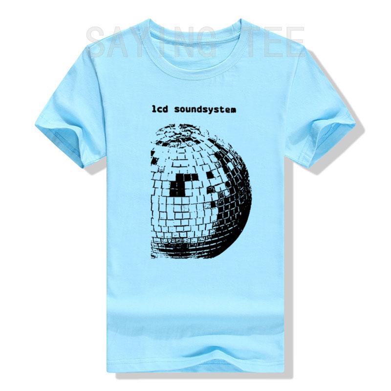 

12 LCD Soundsystem Logo Funny T-Shirt Humor Funny Graphic Tee Y2k Top Men s Fashion Simple Short Sleeve Blouses Husband Gifts 4XL