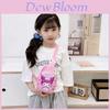 Kuromi Cartoon Kids Coin Wallet With Polyester Lining For Daily School Use