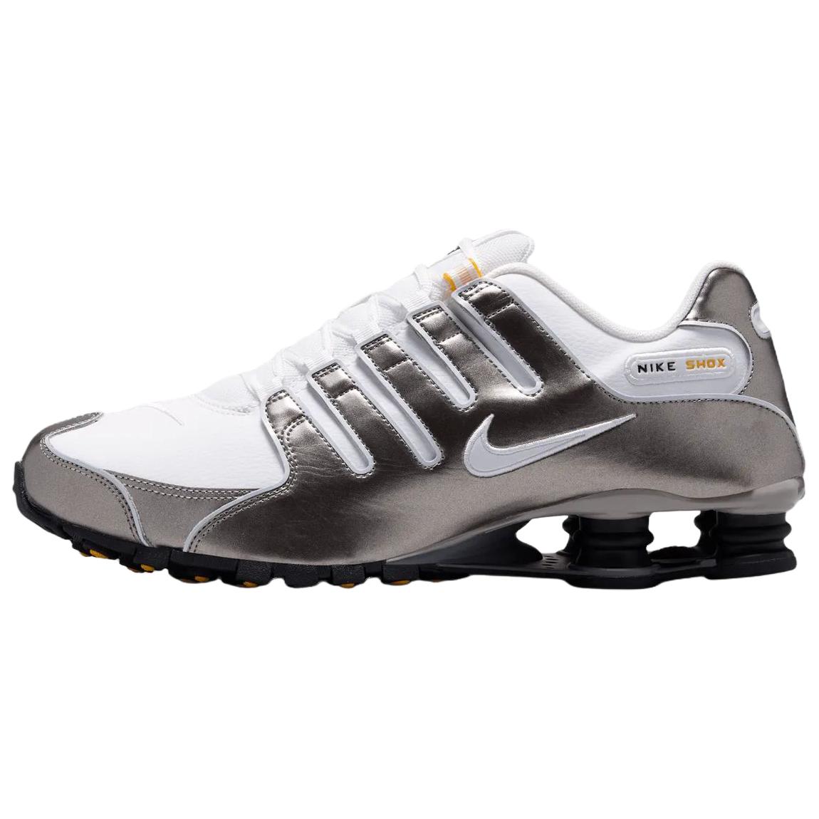 Nike Shox Nz Series Simple Comfortable Running Shoes Men sneaker Peak-White IU7506-100 38.5