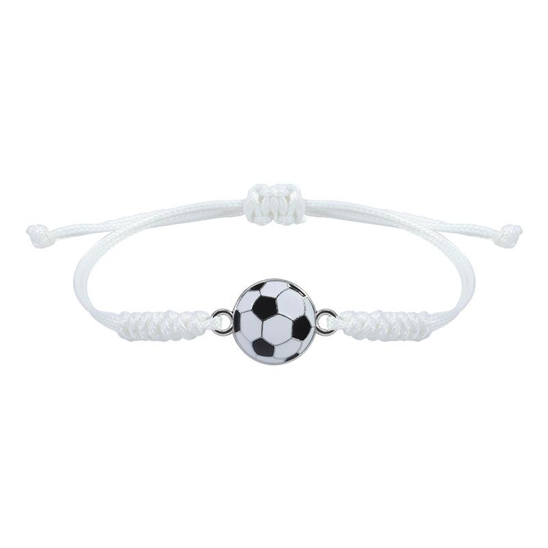 1 Pcs Hand Woven Alloy Bracelet for Baseball Football, Basketball and Volleyball