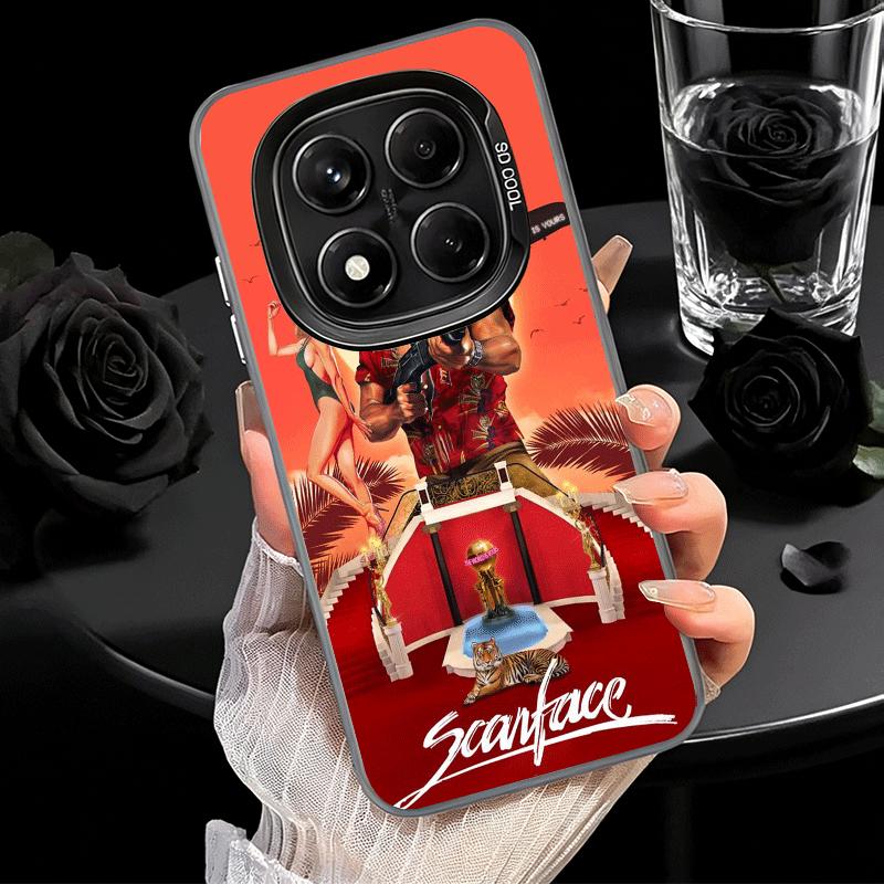 Scarface 1983 Al Pacino Soft Phone Case for Xiaomi Redmi Note 13 14 15 Pro Plus 12S 12 11S 11 11T 10S 10 Shockproof Cover Back S