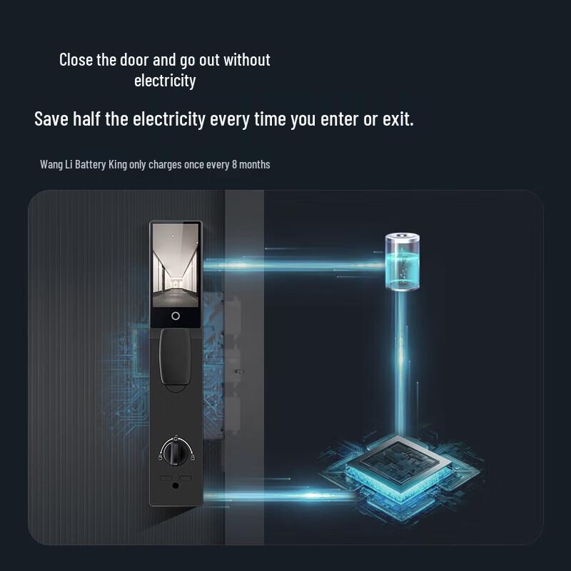 Wangli P70Pro 3D Face Recognition Smart Door Lock