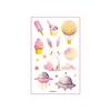 Fairy Tale Glitter Tattoo Stickers: Waterproof Butterfly, Unicorn & Bear Designs