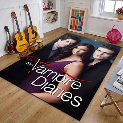 1pc The Vampire Diaries1 Design Printed Area Rug Carpet for Bedroom Living Room Home Decor Rugs Mat Non Slip Mat Rug for Bedside