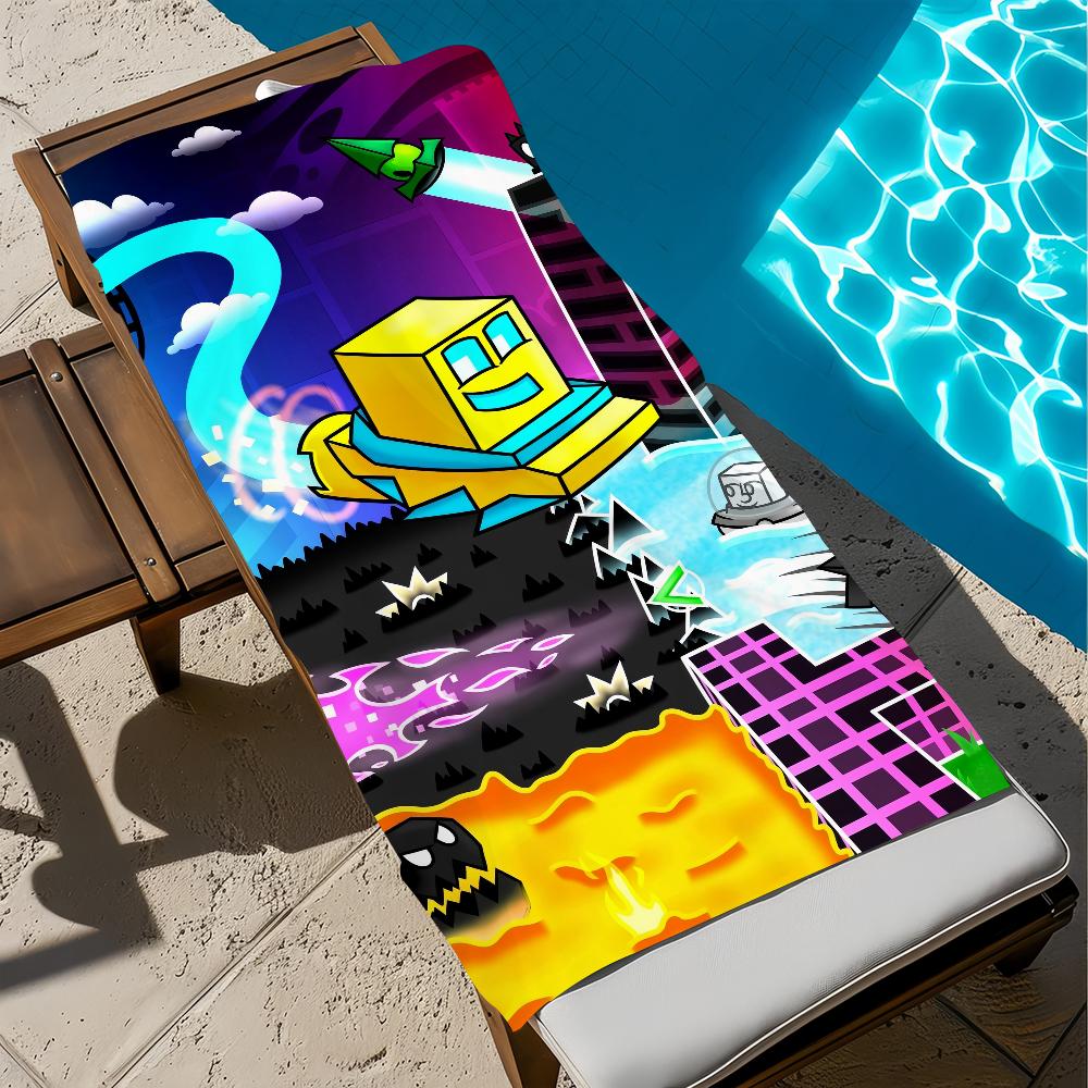 G-geometry Game Towel Beach Quick Dry Soft D-dash Pool Towels Gift for Travel Gym Shower Camping Sports