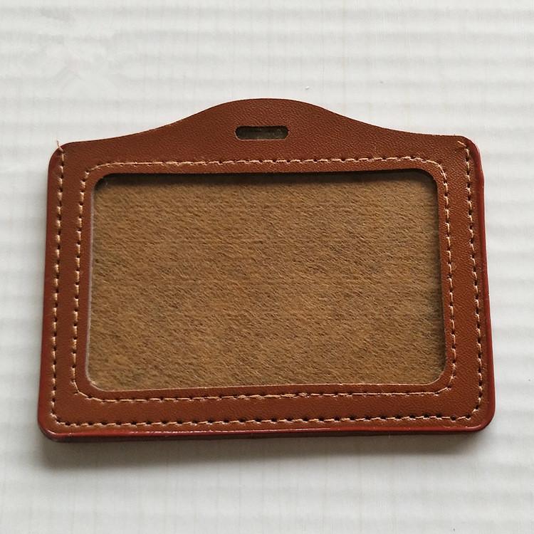 

1PCS Work Credit Card Holders Cute Student Card Cover Case Name ID Card Cover Work Identity Badge Bags кавовий