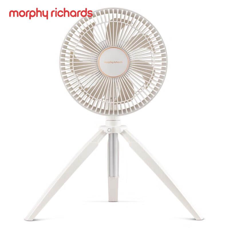 Morphyrichards MR3701 Wireless Portable Folding Fan with Night Light CN plug (adapter included)