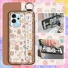 Dirt-resistant Ring Phone Case For ZTE Blade V40 Pro Protective Cute Kickstand Wrist Strap Shockproof Back Cover Durable